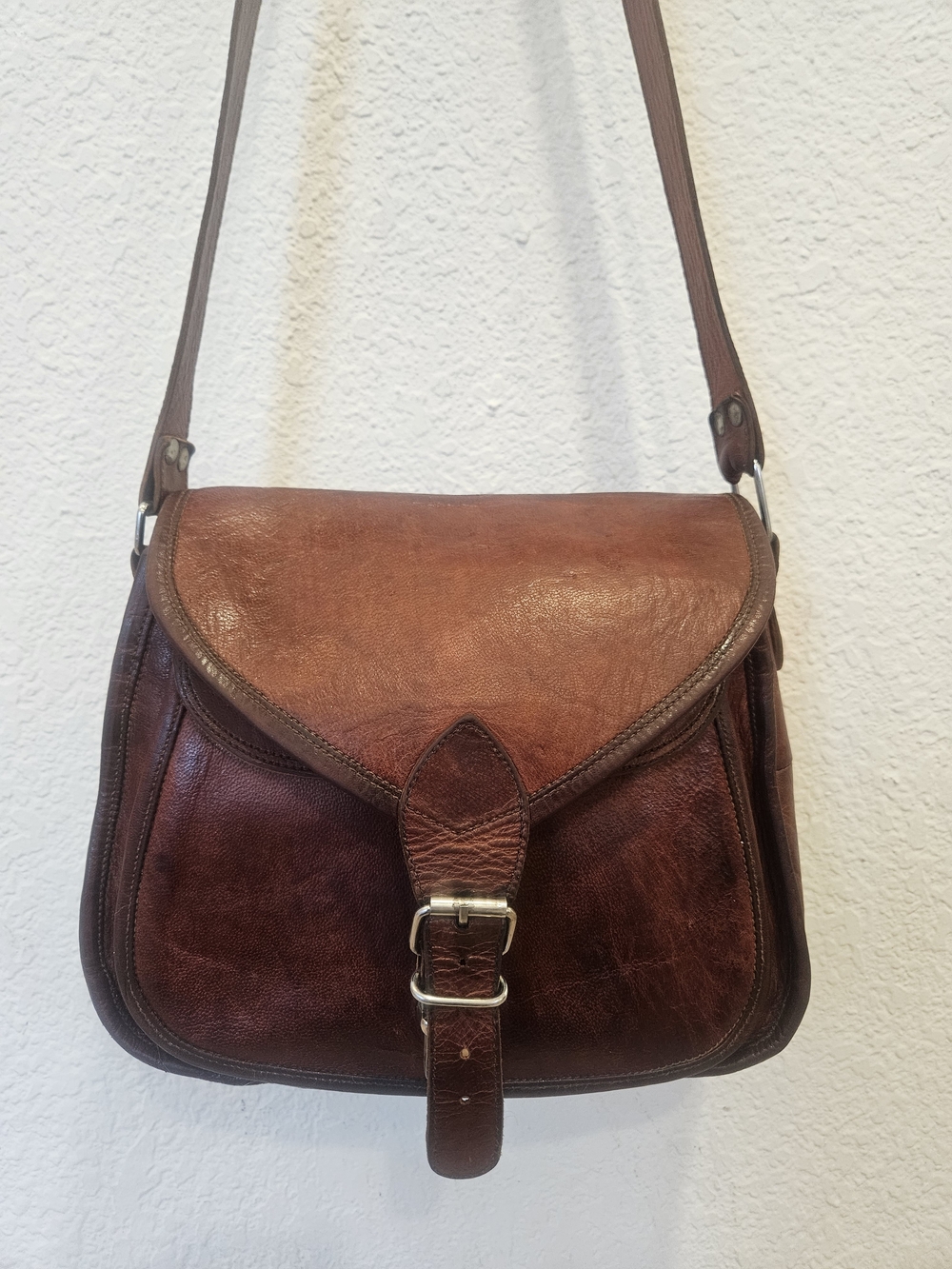 Komal's Passion Leather Saddle Bag